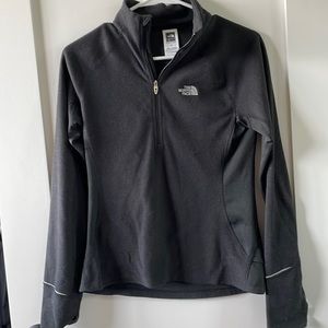 Womens small black northface quarter zip